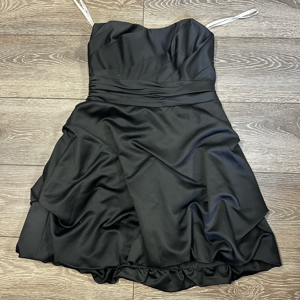 David’s Bridal strapless dress